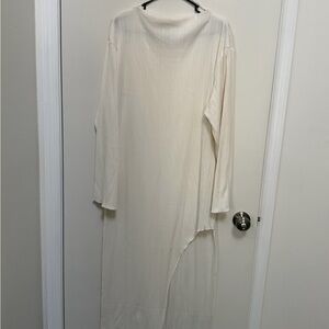 H&M Cream Ribbed Knit Sweater